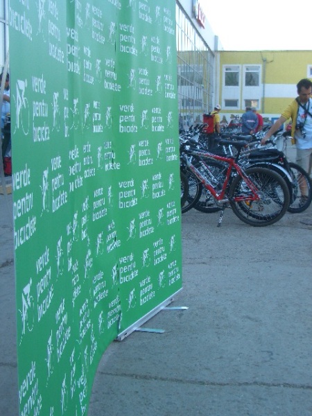 Biciclete aliniate la startul initiativei "Verde..."